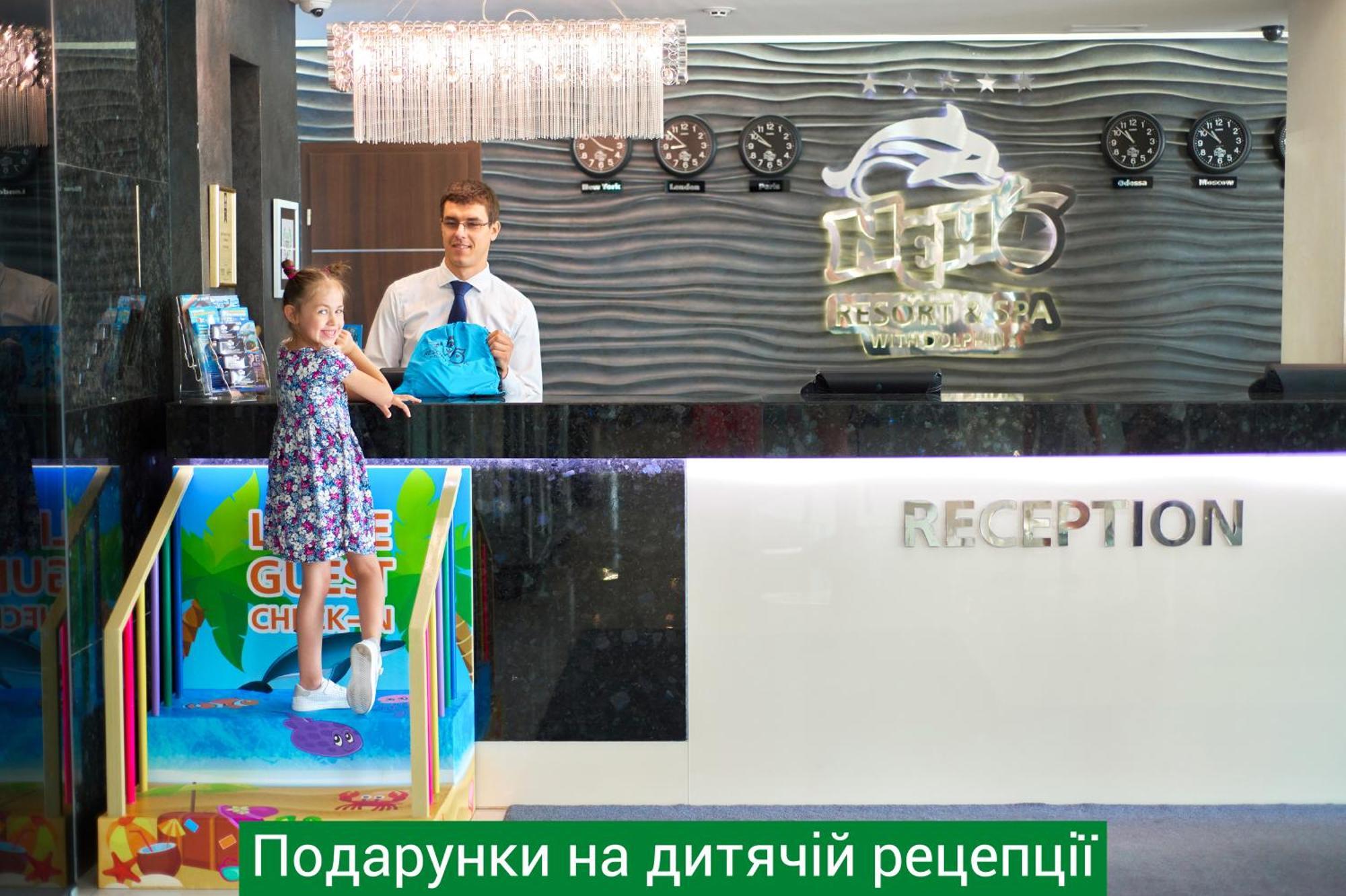 Nemo Hotel Resort & Spa Odesa Exterior foto Reception at the hotel